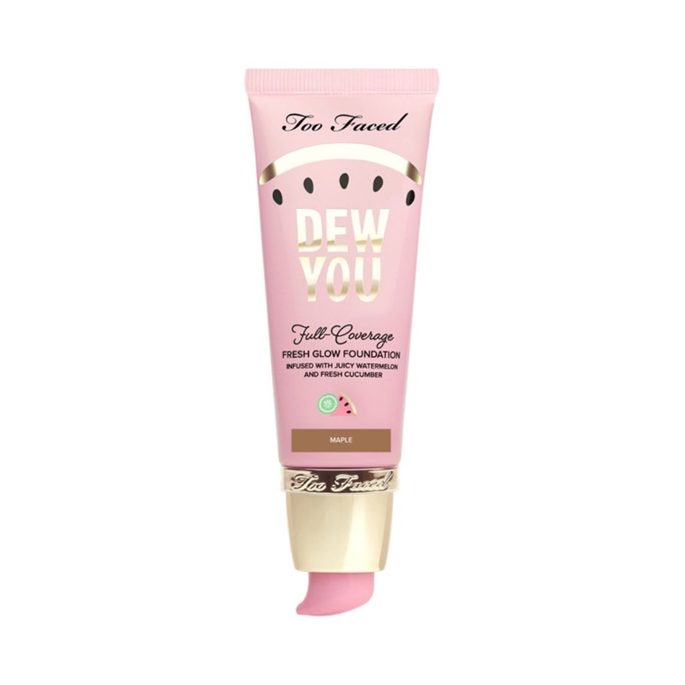 TOO FACED TUTTI FRUTTI DEW YOU FRESH GLOW FOUNDATION MAPLE NEW $36 HTF RARE